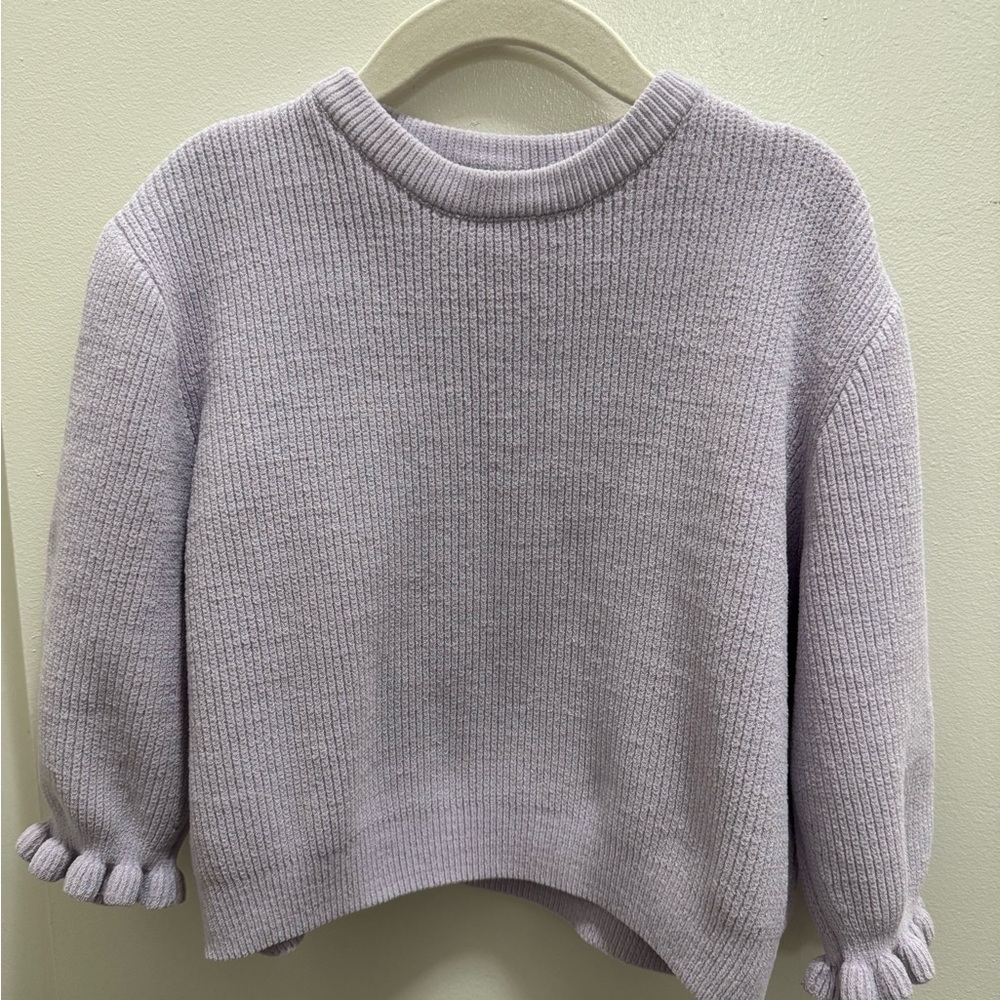 Zara toddler girl light purple crew neck 3T